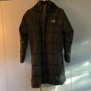 The North Face olive green jacket - small